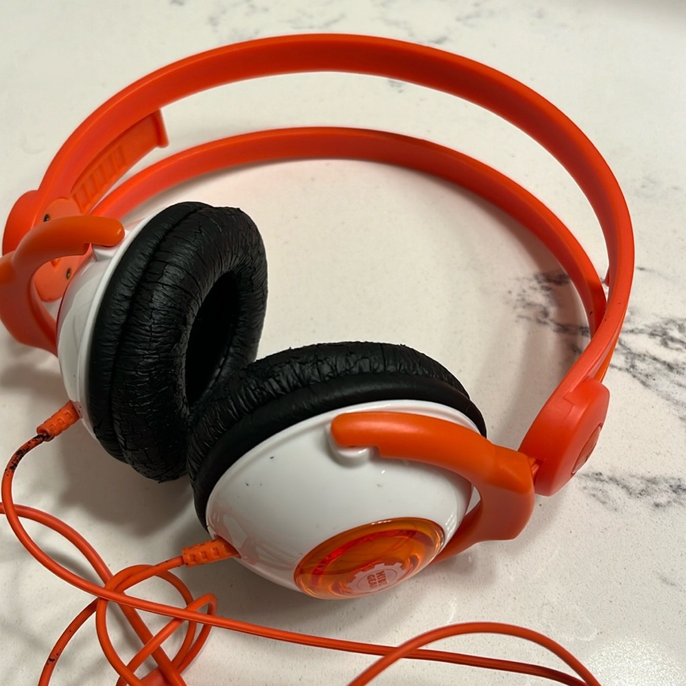 Wired Headphones For Kids - Orange
